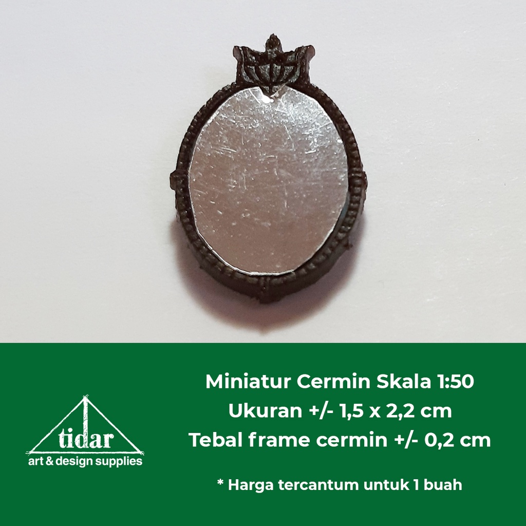

[MR] Miniatur Maket Cermin / Kaca / Mirror skala 1:50
