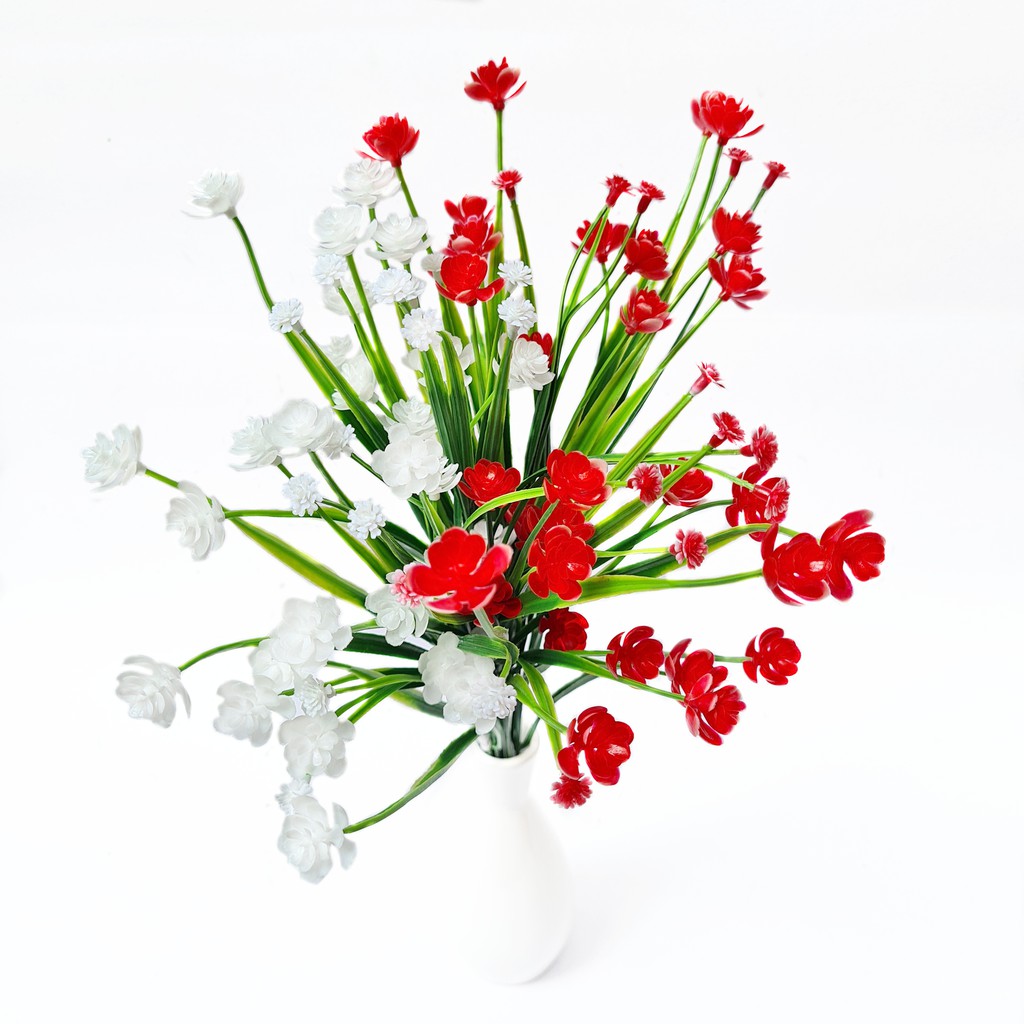 Bunga Plastik Lotus Artificial Pernak Pernik Interior Flower Dekorasi Meja - AF47-2