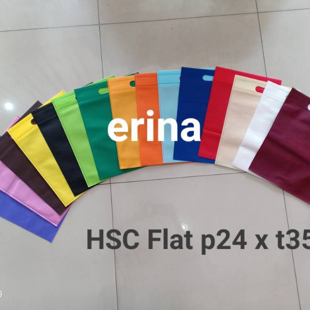 

#tasspunbondmurah Hsc flat 35x24 tas furing spunbond