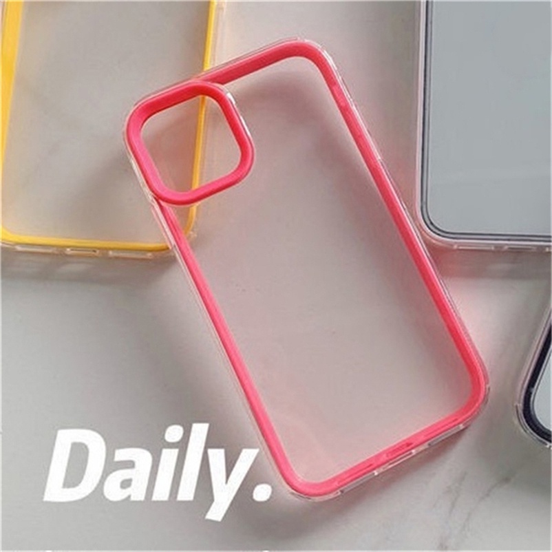 Sold Out iPhone 13Pro Phone Case iPhone13 12 11 Pro Max Xs Max X Xr iPhone 7 8 6 6s Plus 7p 8p 2 In 1 Colorful Fresh Clear TPU Soft Silicone Anti-dirty Phone Back Case