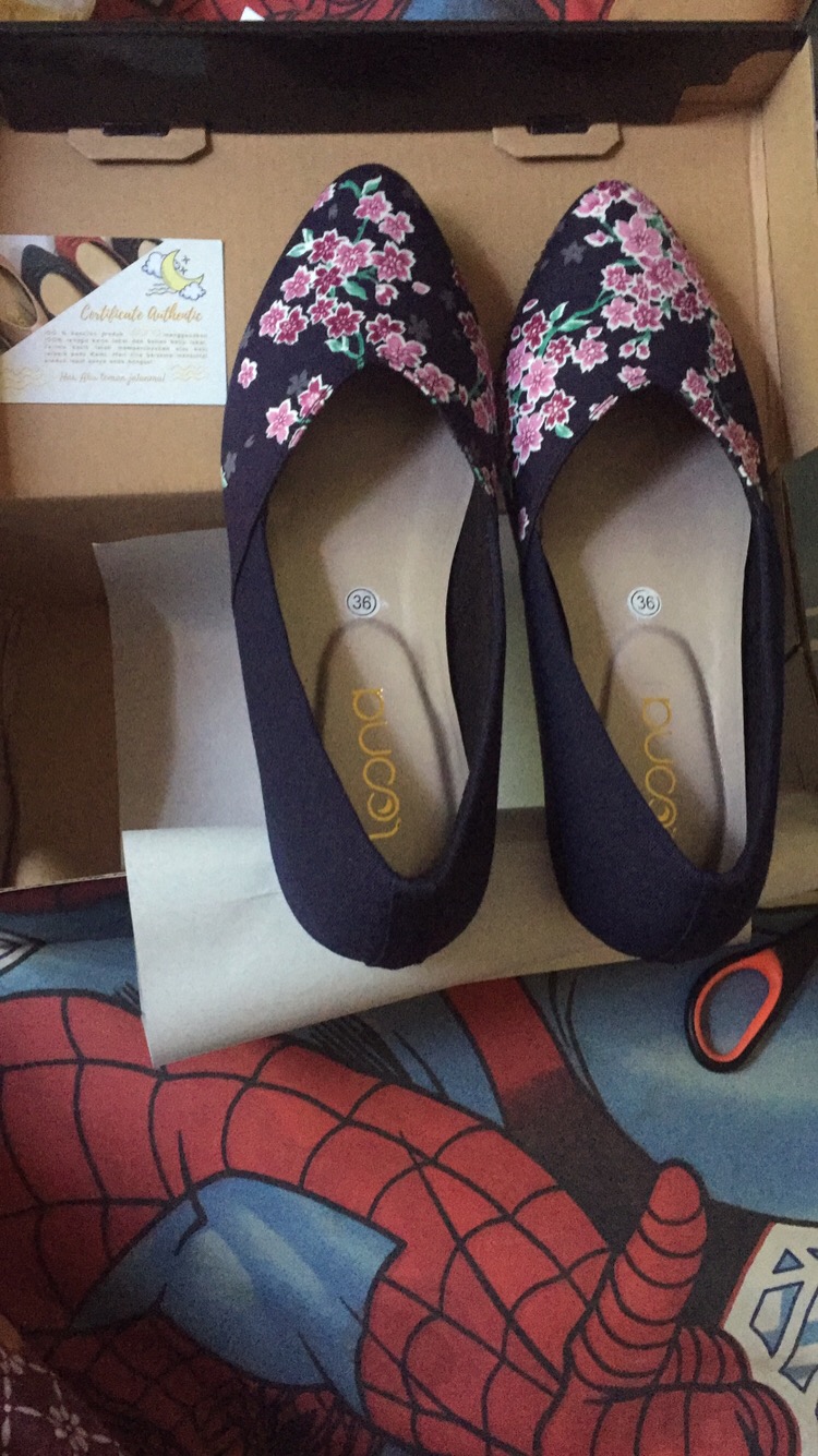 Promo Black Sale Khusus Order Po The Warna Flatshoes Sepatu Batik Wanita