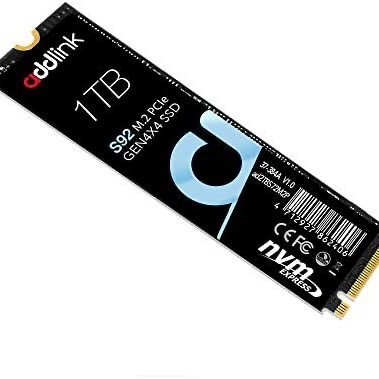 Addlink S92 - 1TB SSD - PCIe Gen 4x4 QLC NVMe M.2