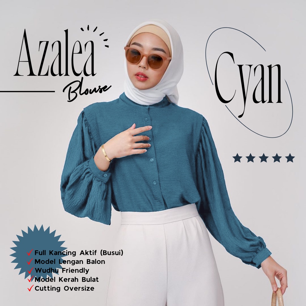 Beautyshirt / Azalea / Basic Casual Shirt / Bahan Paulista