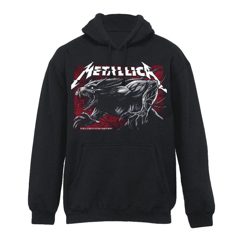 HOODIE JAKET DISTRO BAND METALLICA