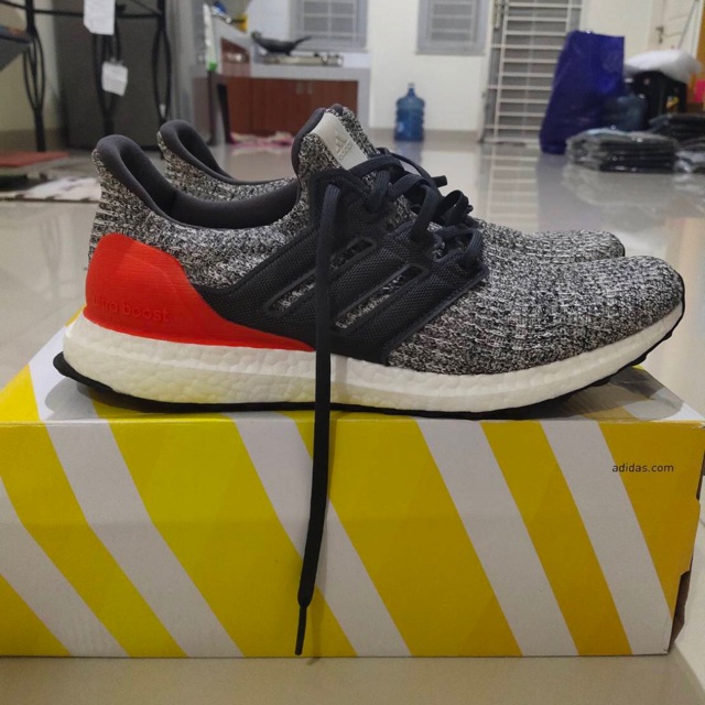 adidas ultra boost grey and orange