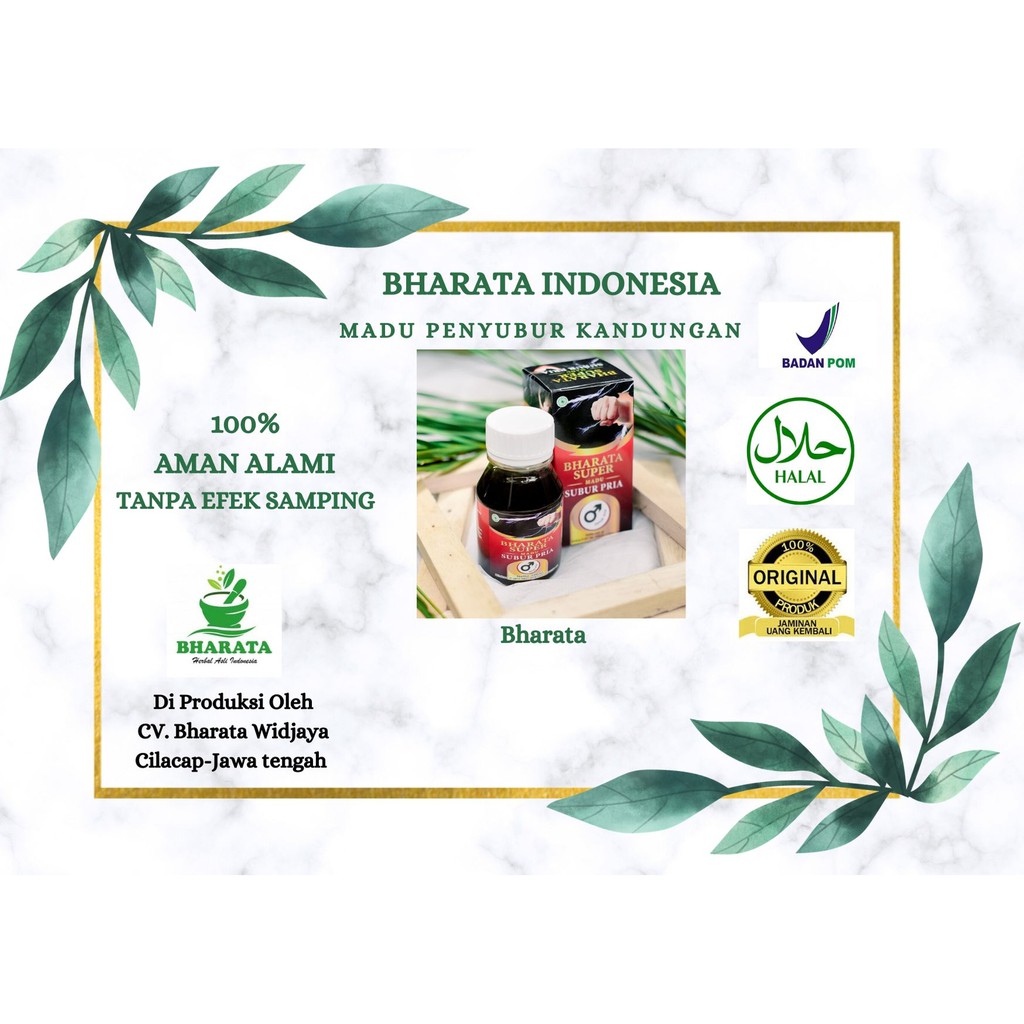 MADU PENYUBUR PRIA Bharata Super Solusi Cepat Hamil dan Kekuatan Pria