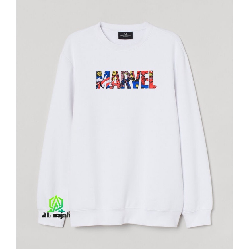 sasuke.id NASA MARVEL HnM ASLI UNISEX BAHAN LEMBUT SIZE M L XL XXL