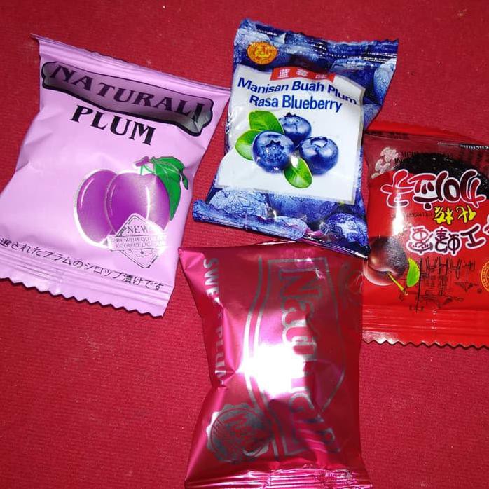 

MANISAN BUAH PLUM NATURALI 500 GR 1/2 KG - 4 RASA