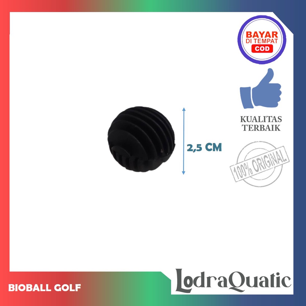 PROMO ! BIO BALL GOLF PER 10 PCS MEDIA FILTER KOLAM MEDIA FILTER AQUARIUM RUMAH BAKTERI FILTER KOLAM KOI BIOBALL MEDIA FILTER KOLAM FILTER AQUARIUM FILTER BIOLOGIS AQUARIUM FILTER BIOLOGIS KOLAM