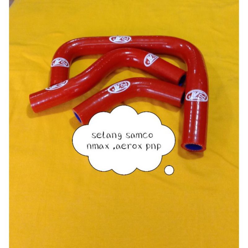 selang samco-selang radiator motor nmax Lexi aerox warna biru merah kuning