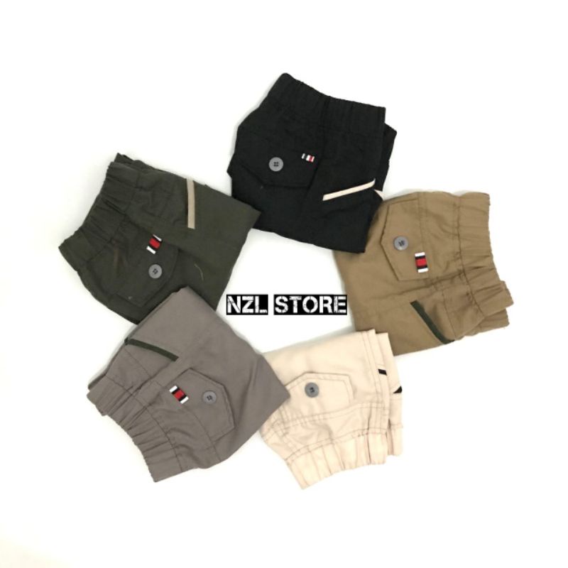 (COD) CELANA PANJANG ANAK CARGO USIA 3-15 TAHUN KAIN KATUN TWILL STRECTH PREMIUM SAKU KIMPUL MODEL CELANA CHINO ANAK