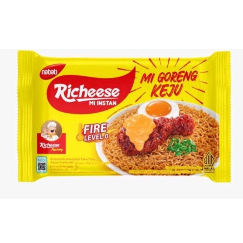 

mie richeese keju level 0