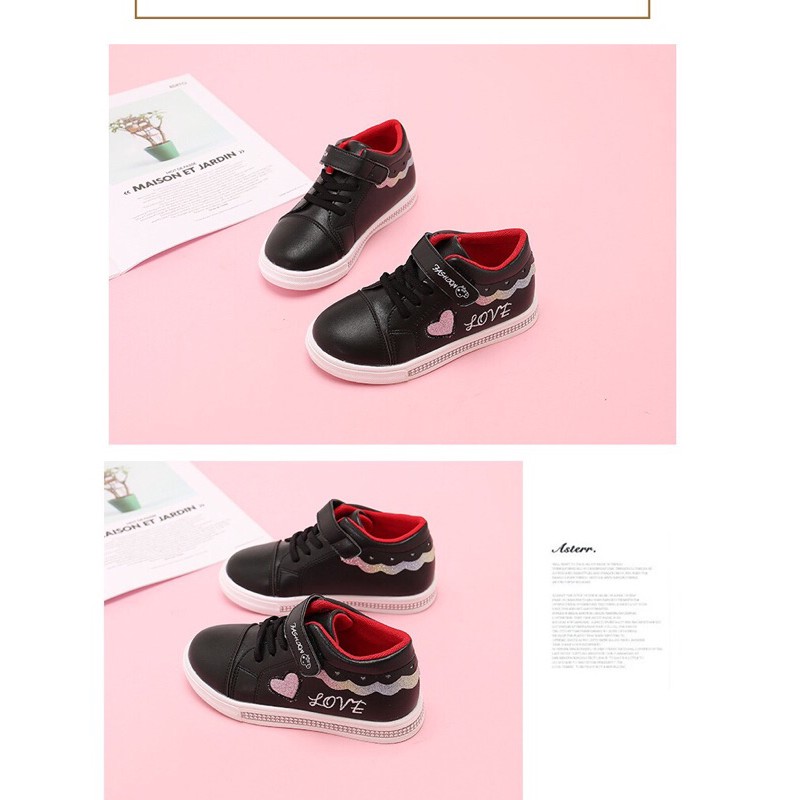 RESTOCK! Sepatu Anak Love Import Sneakers Shoes #C202