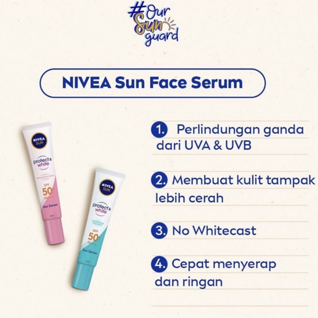 SUN SERUM NIVEA (SUNSCREEN)