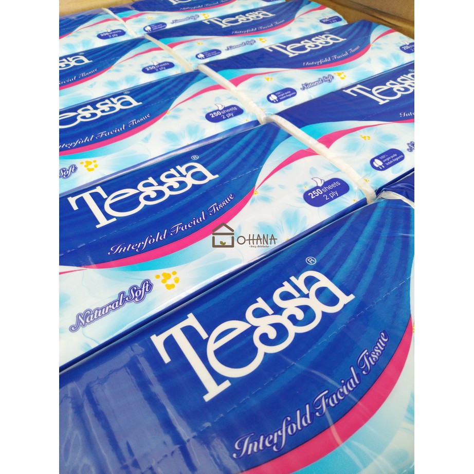 Tissue Tisue Tisu Tessa Tp22 Facial Natural Soft 250s Sheet S Sh Lembar 2ply Ply Promo Bagus Murah H