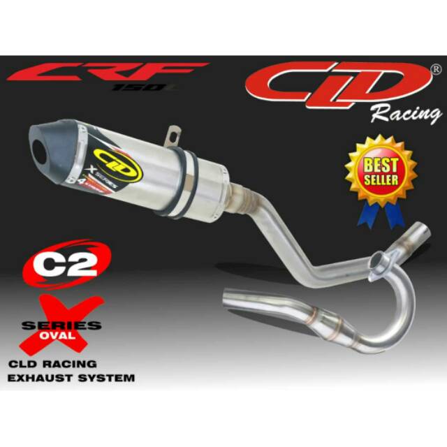KNALPOT CRF 150 CLD C2 OVAL X SERIES