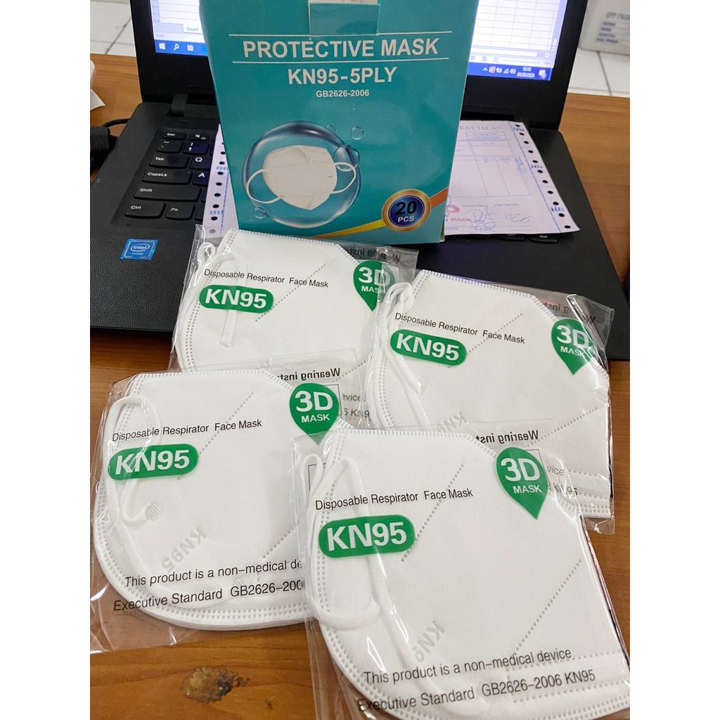 Masker KN95 5play Premium Anti Virus Bakteri Polusi Masker Medis