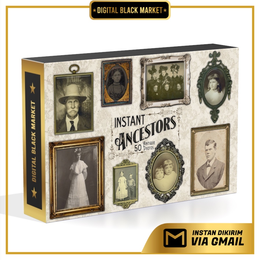 Instant Ancestors Antique Photos - JPEG Ultra HD - Stock Photo