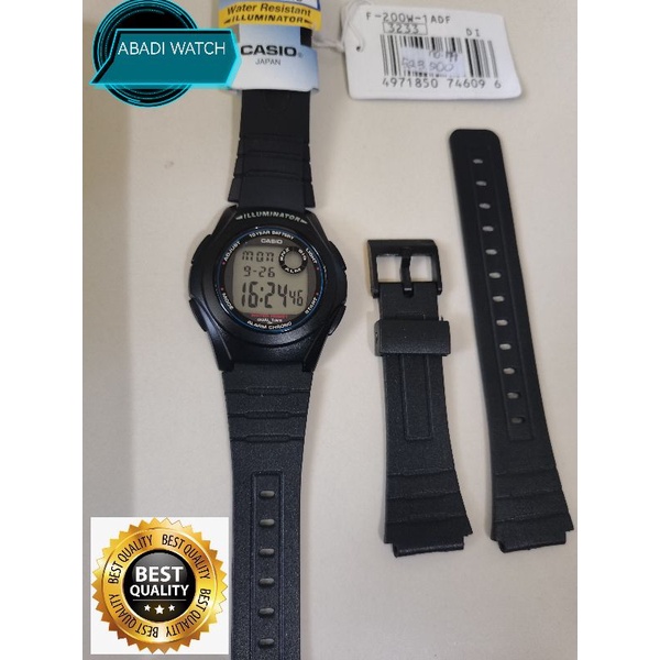 STRAP TALI JAM TANGAN CASIO F-200W, PAS LGSG BS DIPAKAI