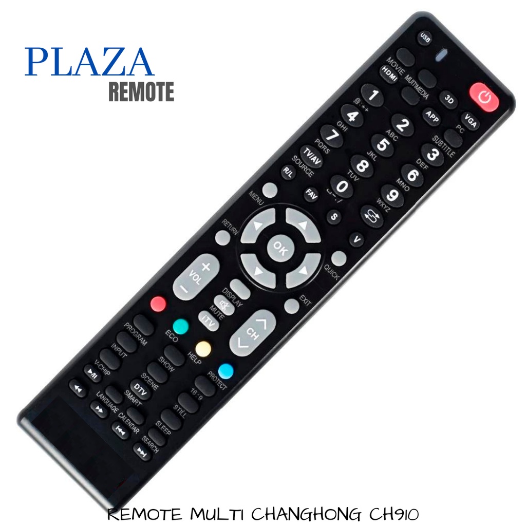 REMOTE TV MULTI CHANGHONG LED SMART TV ANDROID CH910TR