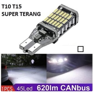 Jual LED T10 T15 W16W CANBUS LAMPU SENJA MUNDUR ATRET SUPER BRIGHT NON