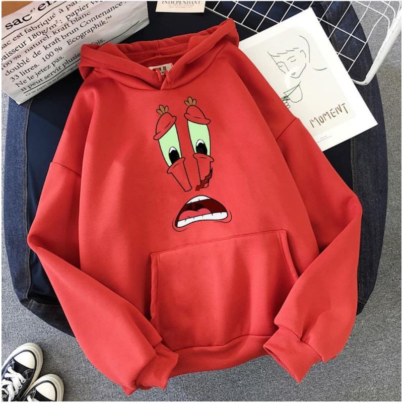 Spongebob &amp; friend Sweater Hodie Terbaru / Sweater Lucu Berkarakter
