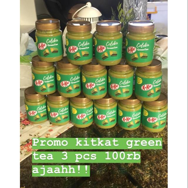 

Colekin kat kat green tea