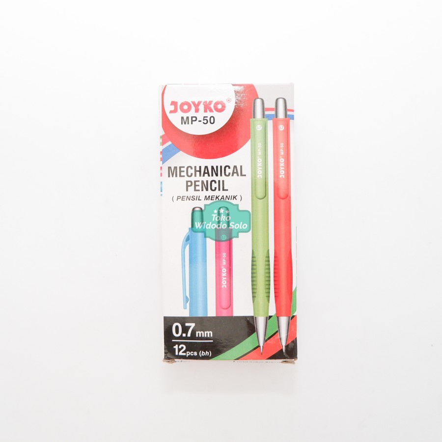 

1 LUSIN Pensil Mekanik 0.7mm Joyko MP-50 - 1 Pack Isi 12 Buah