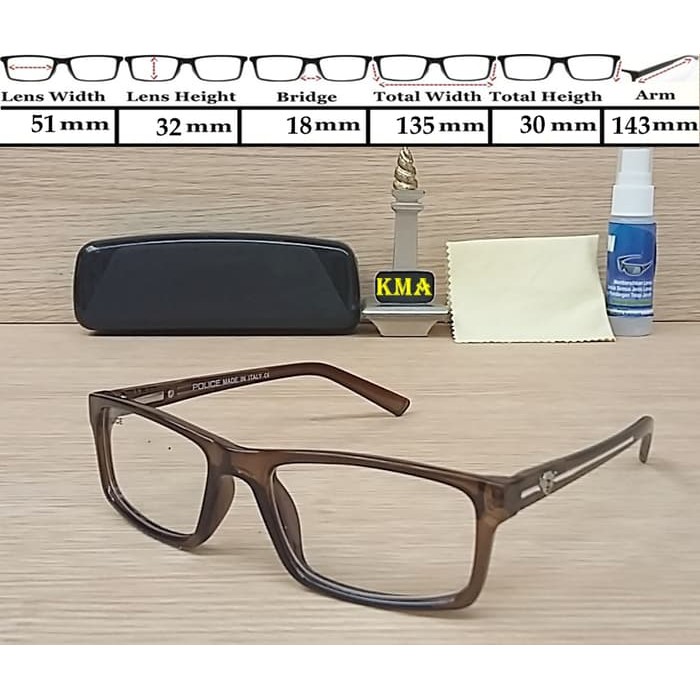 PROMO AR 0919 Frame kacamata minus police sport  Frame kacamata murah police KEREN