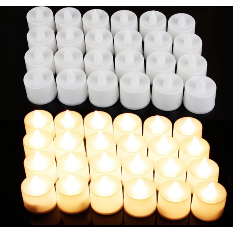 LILIN ELEKTRIK LED BULAT LILIN ELECTRIC TEA CANDLE LILIN MURAH DEKORASI