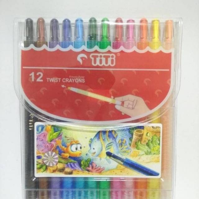 

Crayon Titi Putar TWCR-12S 12 warna