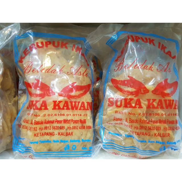 

Kerupuk Ikan Belidak Suka Kawan khas Ketapang