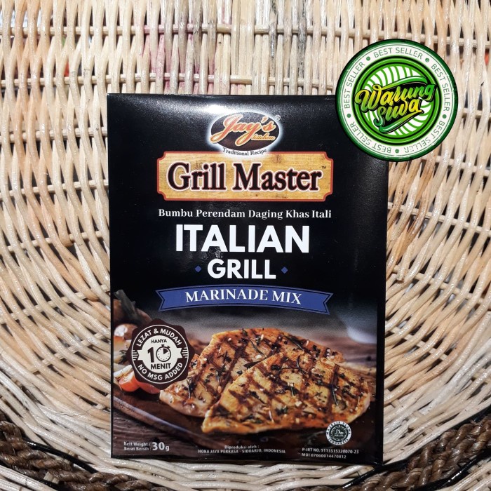 

jay's grill master italian grill 30 gram