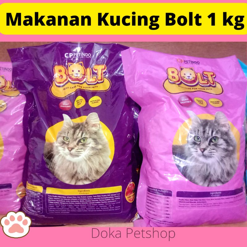 Makanan Kucing Bolt 1 Kg