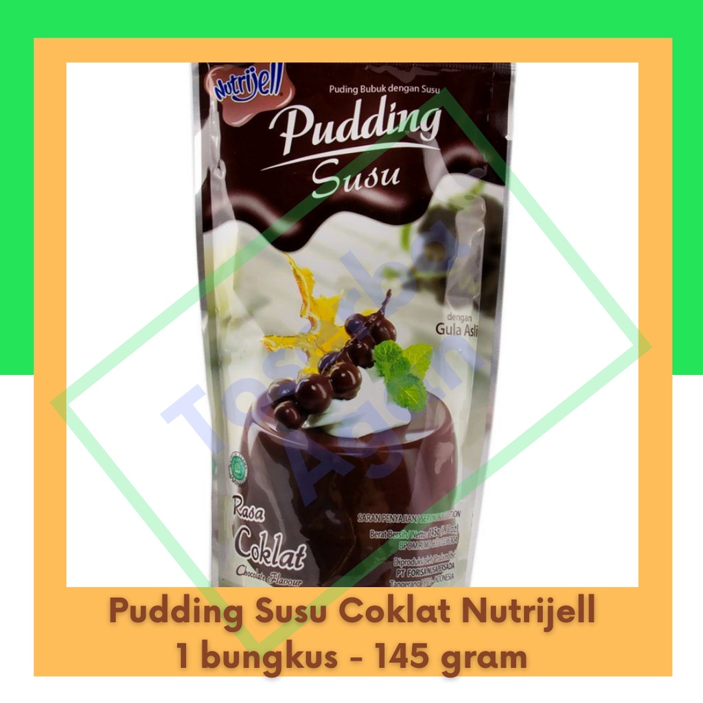 Pudding Susu Nutrijell - Rasa Coklat 145 gram