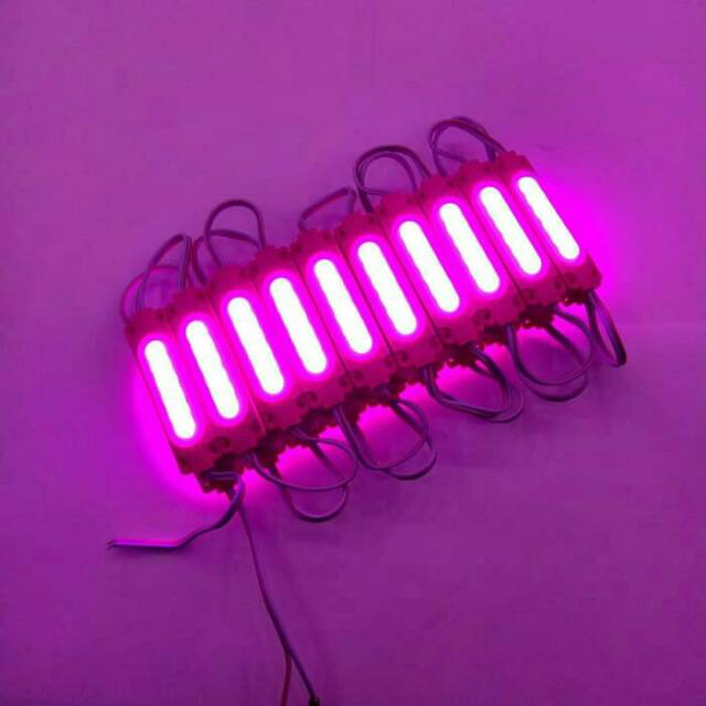 Sepasang lampu Cob plasma pink waterproof