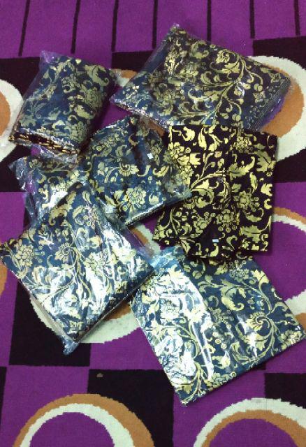 Termurah Bisa Pisah-batik Couple Keluarga/ Batik Couple Keluarga Bakung Full Prada/ Batik Couple