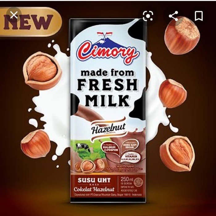 Cimory MILK UHT 250 Ml Cs Hazelnut