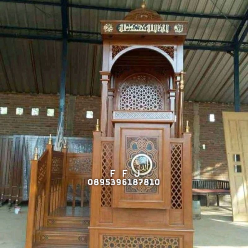 mimbar masjid jati kubah mimbar jati jepara mimbar jepara
