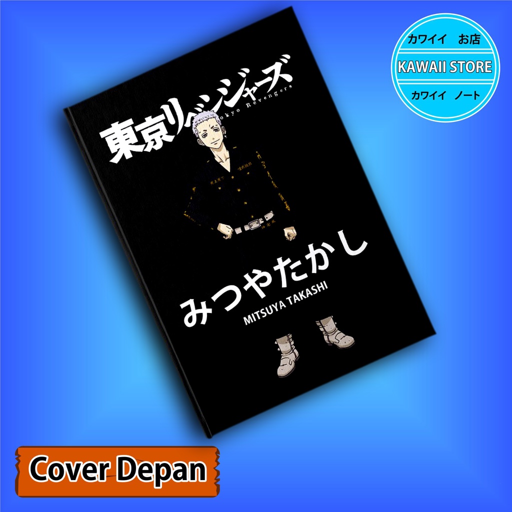 

Notebook / Pocket book Hard Cover Anime Tokyo Revengers MITSUYA TAKASI uk A5 & A6 / Notes Book