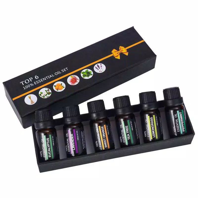 Essential Oil RHJY Set Aromatherapy Diffusers 10ml 6 PCS oils aroma