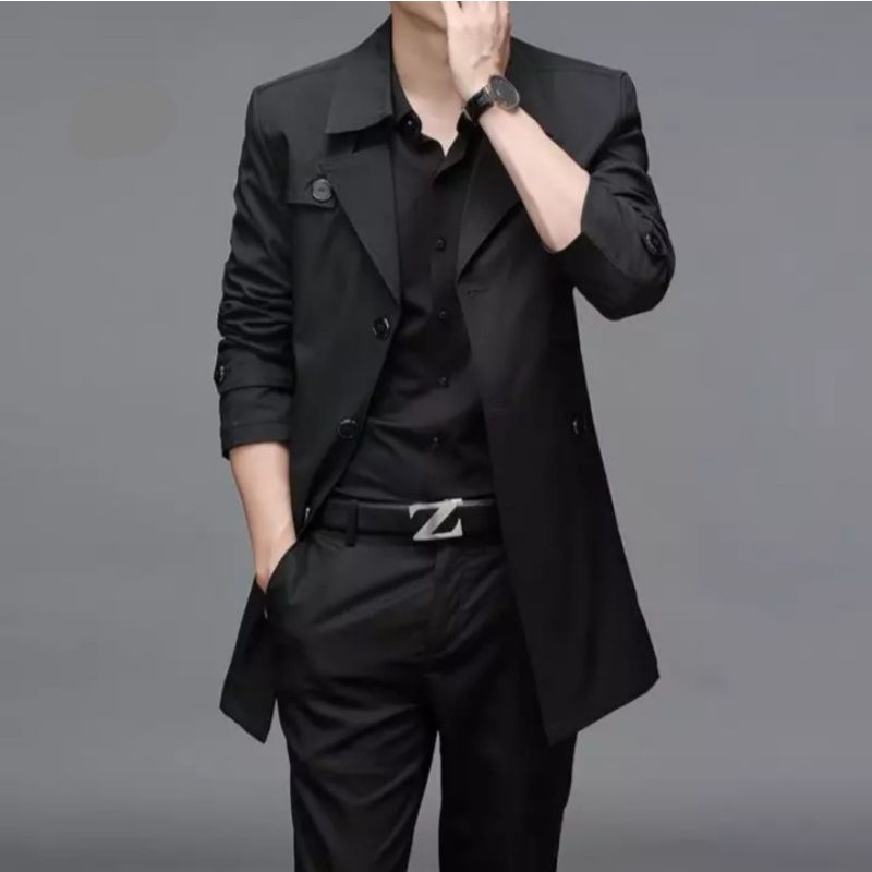 jas panjang pria/jas jubah panjang terbaru dan terlaris