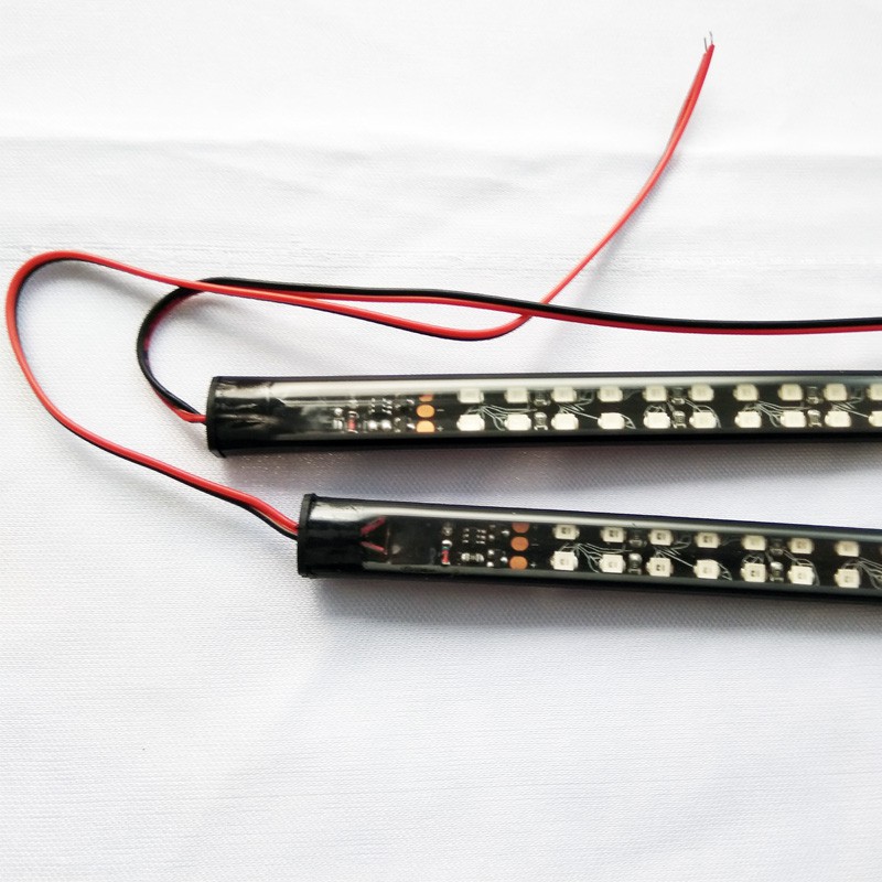 LAMPU LED WARNING LED STRIP 12V BLUE RED SMD 2835 RUNING LED SIGN SIGNAL LAMP EMERGENCY LAMPU POLISI