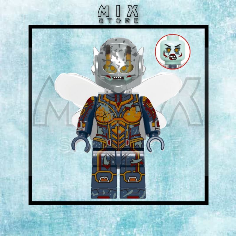 X1817 Mainan Anak Minifigure Pahlawan Super Mini Figure Zombie The Wasp Zombie Superhero
