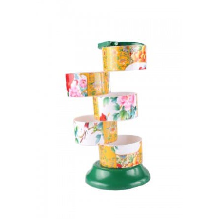 

RAK BUMBU SET SUSUN 5 MOTIF tempat bumbu dapur 5 in 1 praktis unik