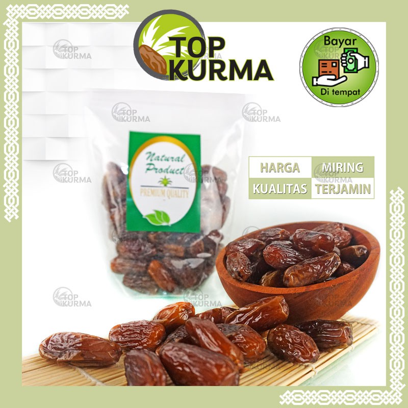 

Kurma Deglet Nour Tunisia Tanpa Tangkai / Tunisia Madu 500gr