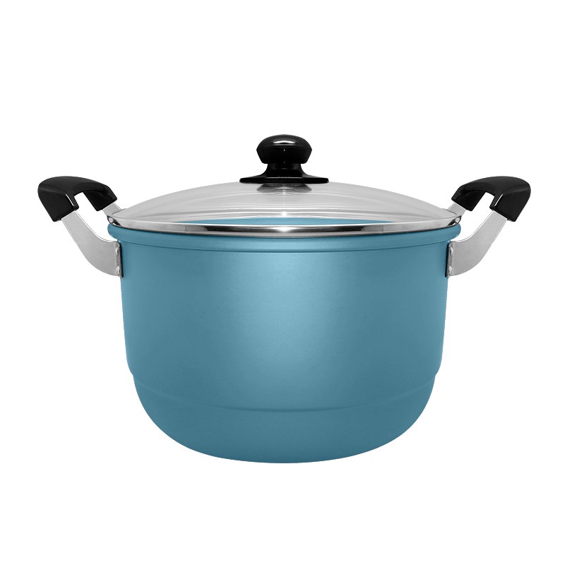 DANDANG ALCOR 24cm TUTUP KACA ANODIZED MASPION