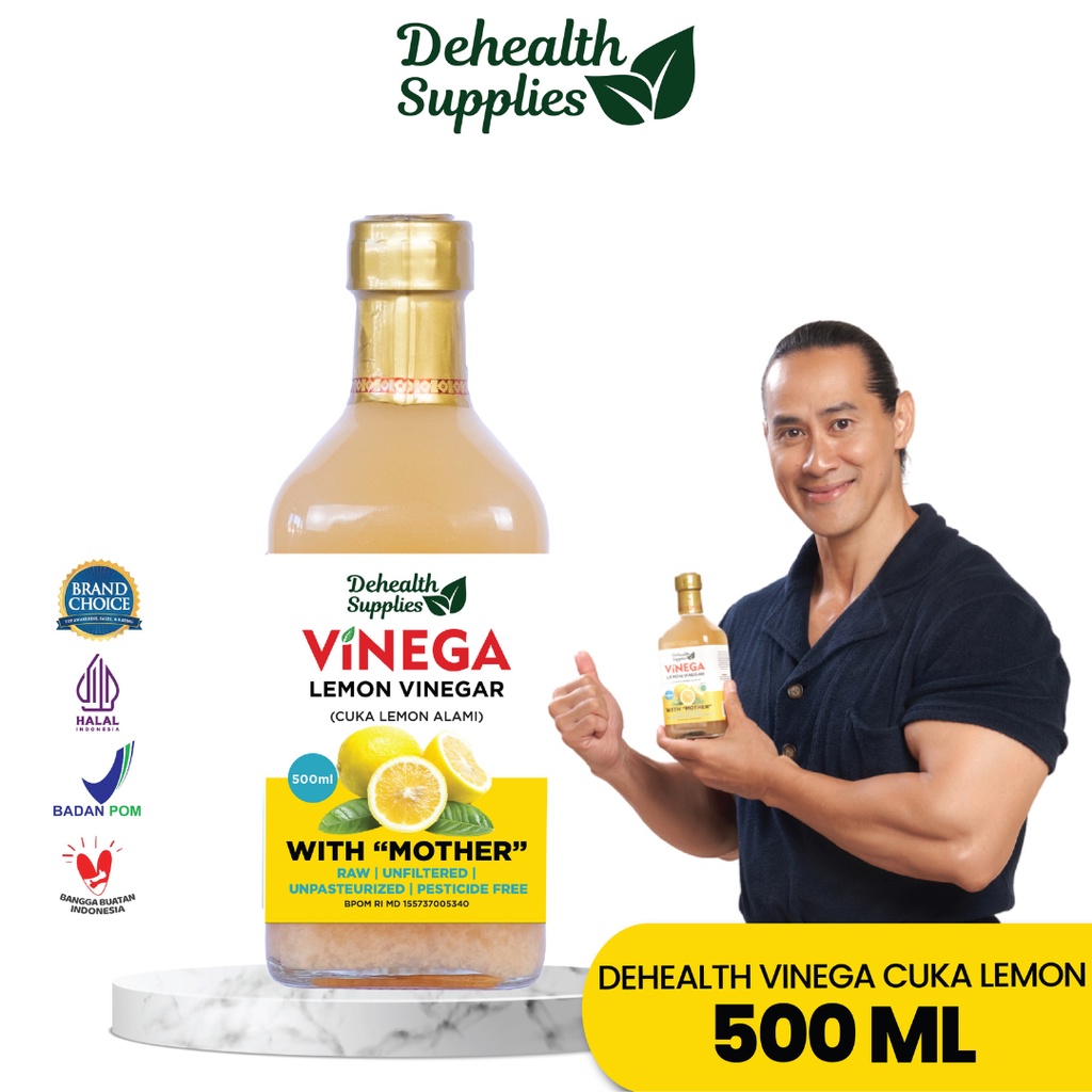 Dehealth Supplies VINEGA Lemon Vinegar (Cuka Lemon Alami)