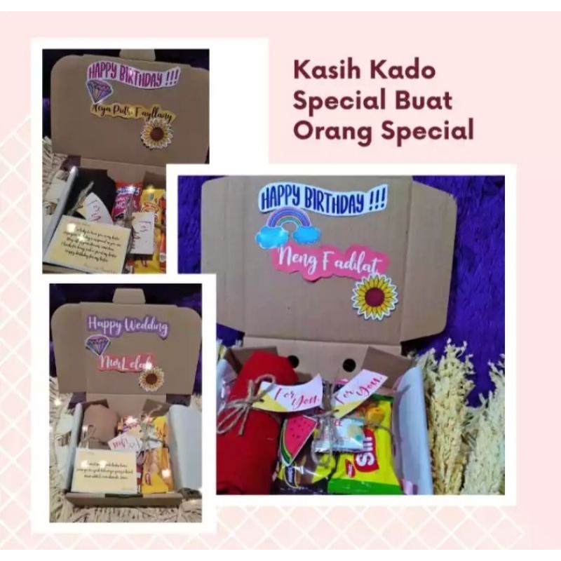 

Gift box kado ulang tahun/aniv/wisuda/dll