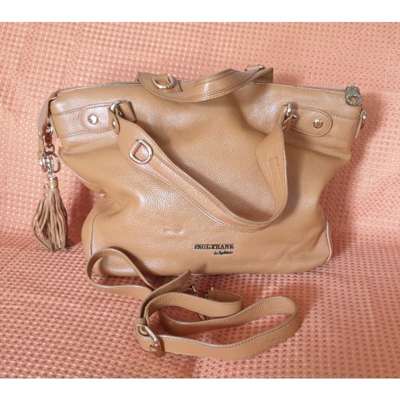 Tas Paul Frank - Coklat - Full Kulit Asli